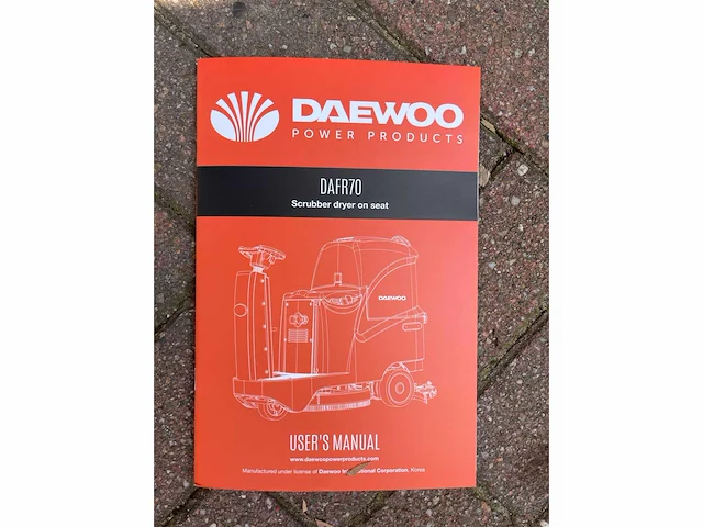 2024 daewoo dafr70 zit vloerreiniger - afbeelding 11 van  11