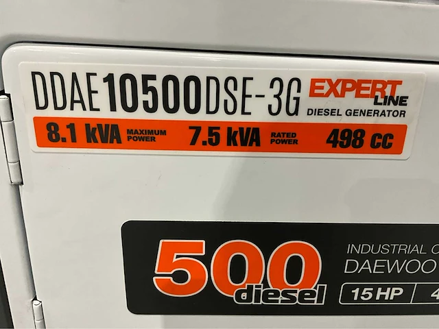 2024 daewoo ddae10500-3g diesel noodstroomaggregaat - afbeelding 7 van  23