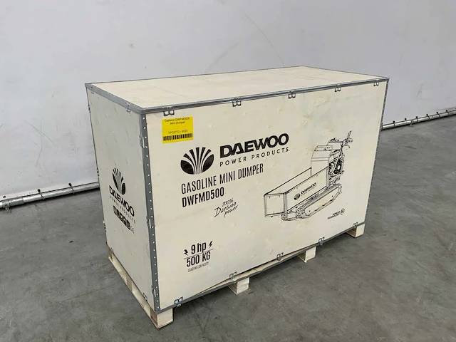 2024 daewoo dwfmd500 hydraulische dumper benzine - afbeelding 7 van  15