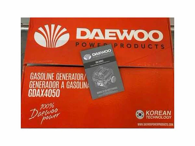 2024 daewoo gdax4050 stroomgenerator - afbeelding 10 van  12