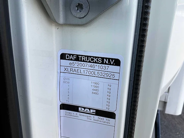 2024 daf lf230 4x2 euro6 vrachtwagen met saxas opbouw - afbeelding 41 van  46