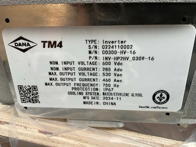 2024 dana tm4 elektro aandrijving - afbeelding 2 van  11