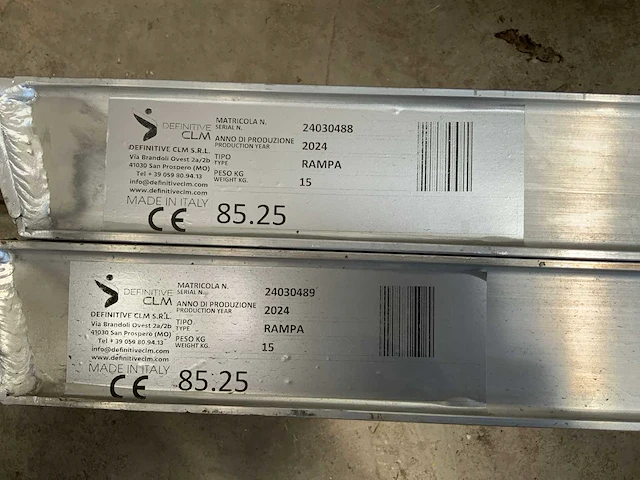 2024 definitive clm rampa aluminium oprijplaten - afbeelding 3 van  3