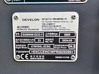 2024 develon dx60wn eco-1 mobiele graafmachine - afbeelding 21 van  28