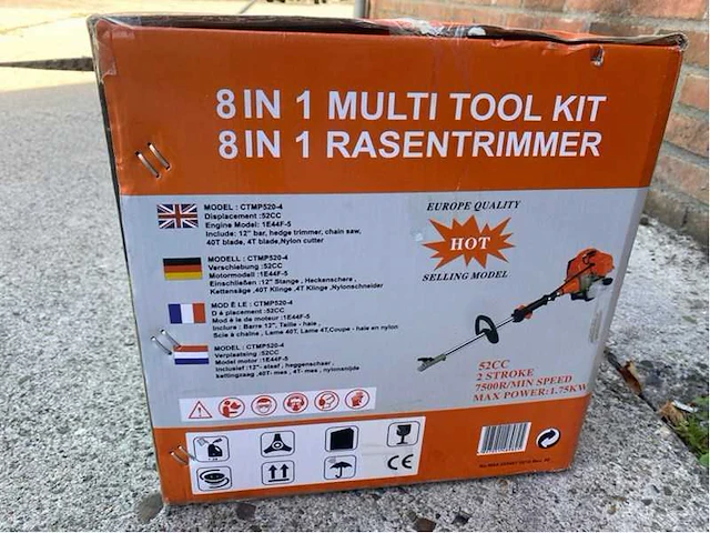 2024 dw 52 cc 8 in 1 bosmaaier - afbeelding 5 van  7