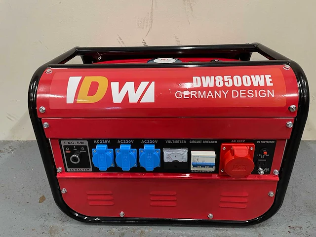 2024 dw dw8500e electric start stroomgenerator - afbeelding 4 van  14