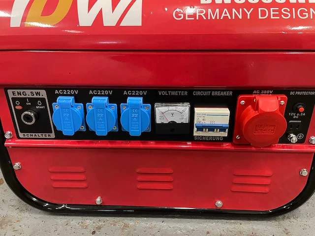 2024 dw dw8500e electric start stroomgenerator - afbeelding 13 van  15