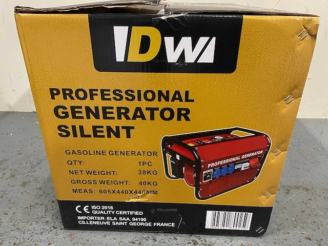 2024 dw dw8500e electric start stroomgenerator - afbeelding 7 van  15