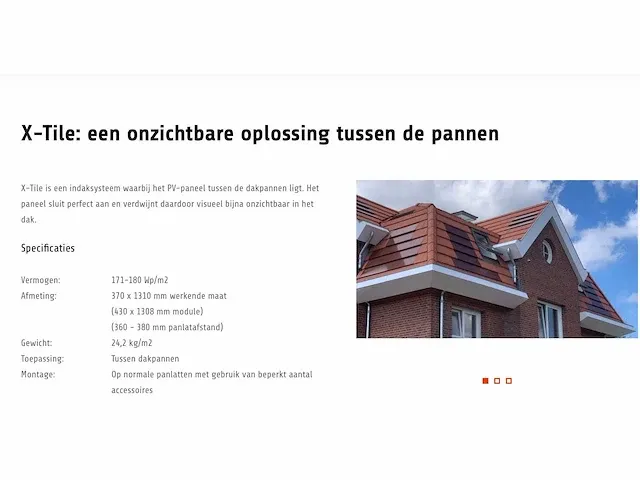 2024 exasun x-tile panel terracotta 053wp zonnepanelen (100x) - afbeelding 4 van  13