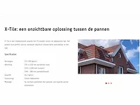 2024 exasun x-tile panel terracotta 053wp zonnepanelen (100x) - afbeelding 4 van  13