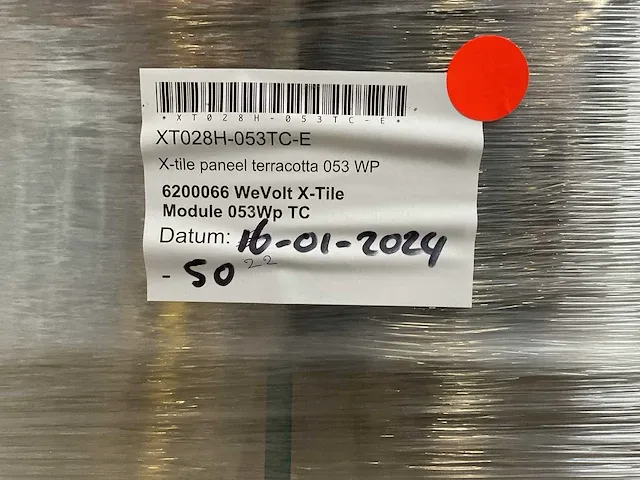 2024 exasun x-tile panel terracotta 053wp zonnepanelen (100x) - afbeelding 7 van  13