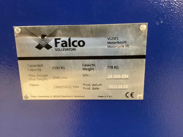 2024 falco vl25f1 hefbrug - afbeelding 3 van  3