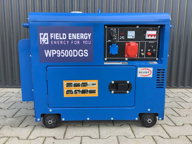 2024 field energy 9500 dgs 400/230 volt stroomgenerator / aggregaat diesel - afbeelding 5 van  12