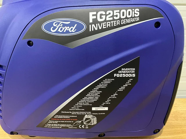 2024 ford fg2500is noodstroomaggregaat - afbeelding 11 van  11