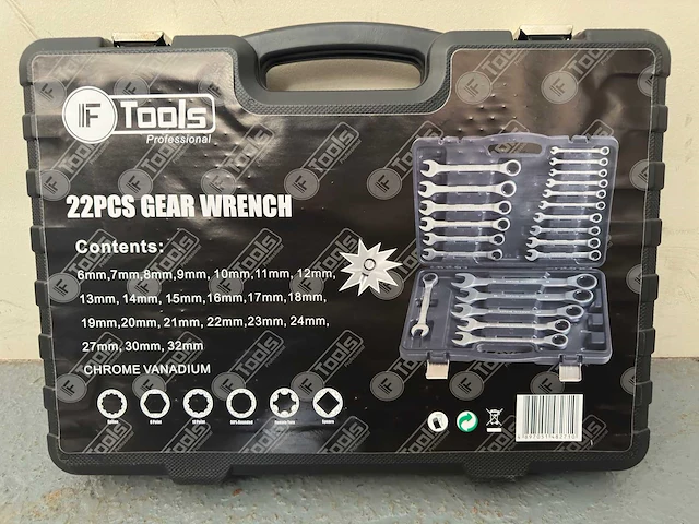 2024 ftools 22 delig steek en ringsleutelset - afbeelding 2 van  4