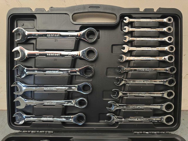 2024 ftools 22 delig steek en ringsleutelset - afbeelding 3 van  4