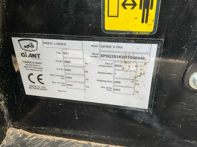 2024 giant g2700e x-tra shovel - afbeelding 15 van  22