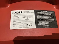 2024 hager hg 1200 noodstroomaggregaat - afbeelding 6 van  6