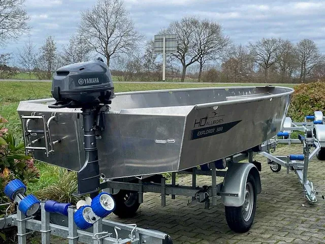 2024 hd aluboats explorer 500 aluminium boot - afbeelding 6 van  11