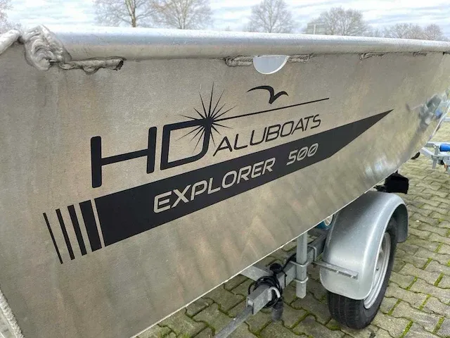 2024 hd aluboats explorer 500 aluminium boot - afbeelding 7 van  11