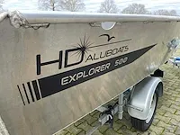 2024 hd aluboats explorer 500 aluminium boot - afbeelding 7 van  11