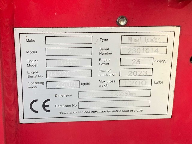 2024 heracles h220 minigraafmachine - afbeelding 17 van  24