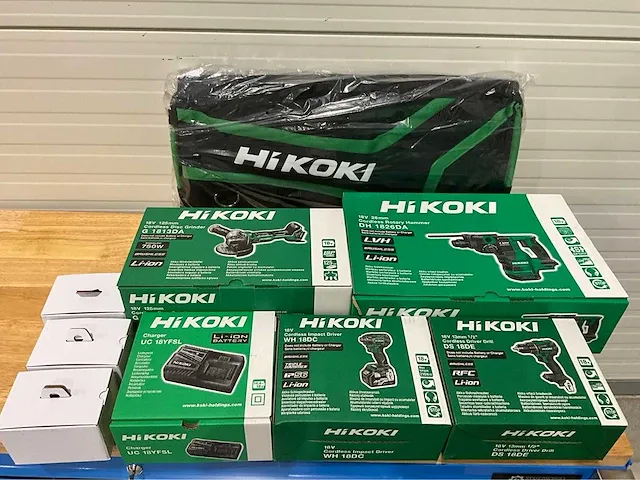 2024 hikoki 4 delige accu combiset - afbeelding 10 van  11