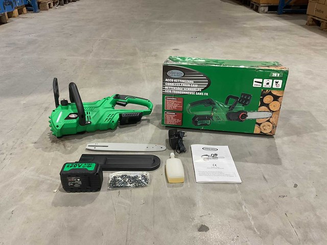 2024 hofftech 20v accu kettingzaag - afbeelding 1 van  8