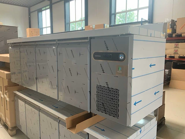 2024 hoshizaki snowflake scr-225dg 4-deurs koelwerkbank - afbeelding 13 van  16