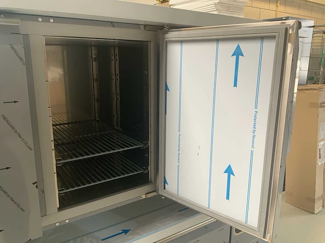 2024 hoshizaki snowflake scr-225dg 4-deurs koelwerkbank - afbeelding 14 van  16