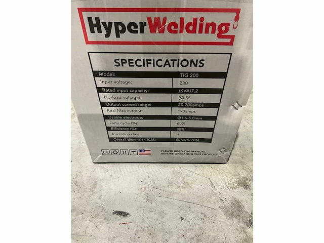 2024 hyper welding tig-200 lasapparaat - afbeelding 7 van  15