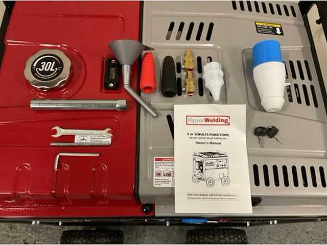 2024 hyperwelding 3 in 1 generator-lasmachine-compressor stroomgenerator - afbeelding 3 van  12