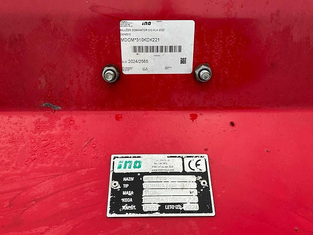 2024 ino dominator 310 front/achter klepelmaaier - afbeelding 9 van  17