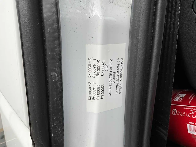 2024 iveco euro cargo 120-250 euro6 vrachtwagen met wipkar - afbeelding 39 van  56