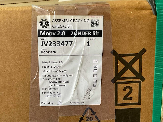 2024 joz moov 2.0 voeraanschuifrobot - afbeelding 5 van  5