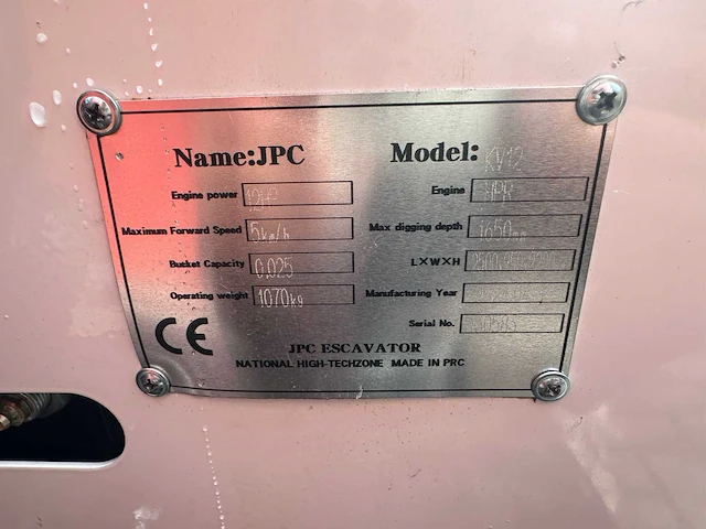 2024 jpc kv12 minigraafmachine - afbeelding 16 van  16