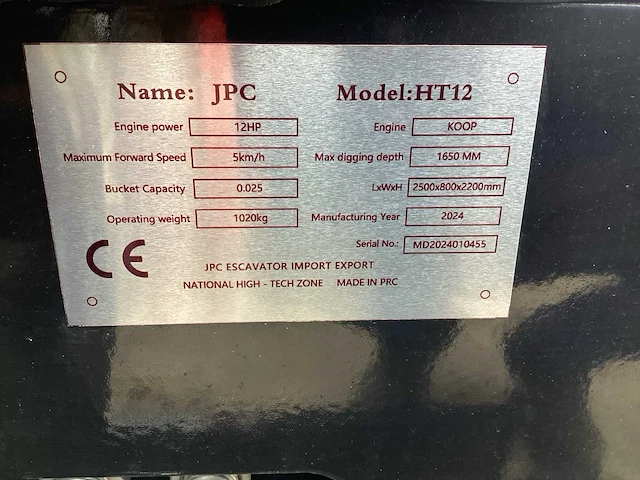 2024 jpc minigraafmachine - afbeelding 7 van  15