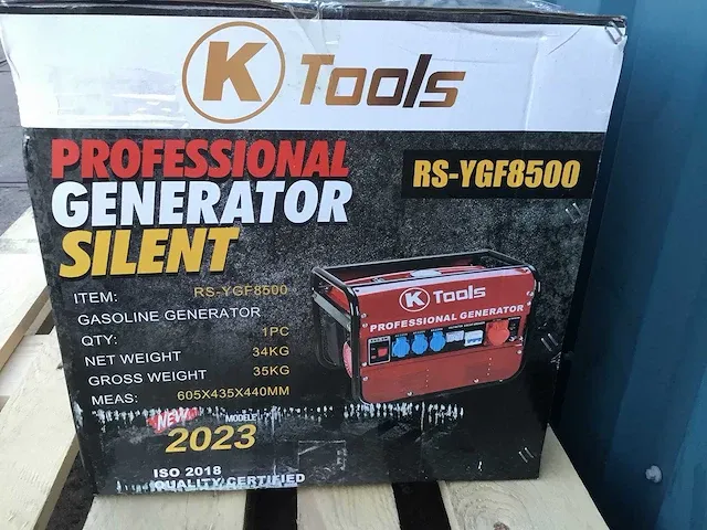 2024 k-tools pk8500 silent stroomgenerator - afbeelding 2 van  11