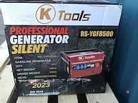 2024 k-tools pk8500 silent stroomgenerator - afbeelding 2 van  11