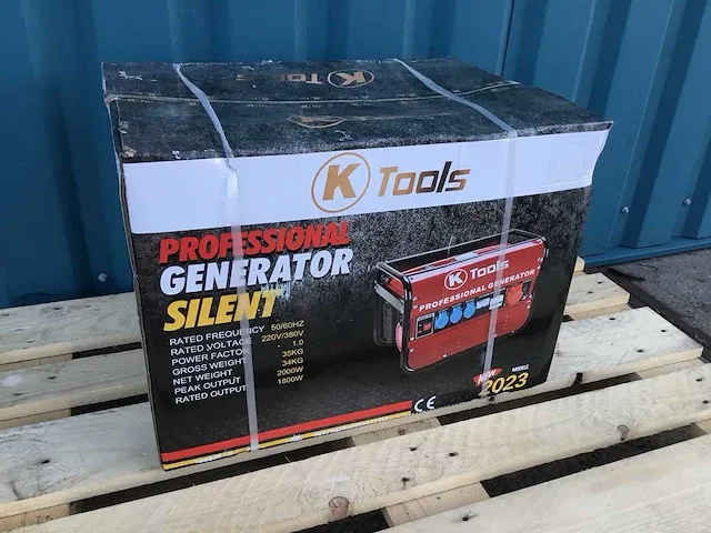 2024 k-tools pk8500 silent stroomgenerator - afbeelding 3 van  11