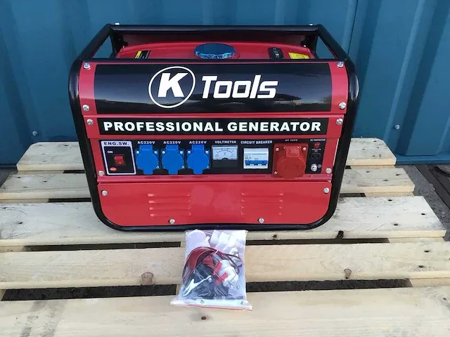 2024 k-tools pk8500 silent stroomgenerator - afbeelding 1 van  11
