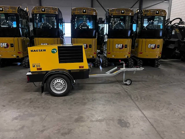 2024 kaeser m20 pe mobiele bouwcompressor 7 bar - afbeelding 2 van  9