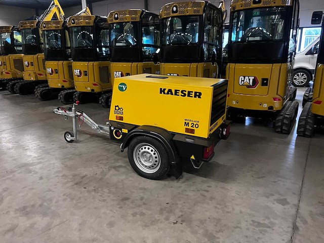 2024 kaeser m20 pe mobiele bouwcompressor 7 bar - afbeelding 3 van  9