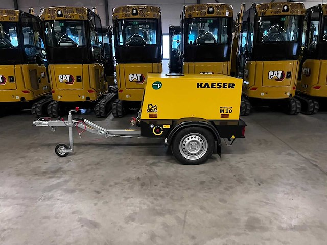 2024 kaeser m20 pe mobiele bouwcompressor 7 bar - afbeelding 6 van  9