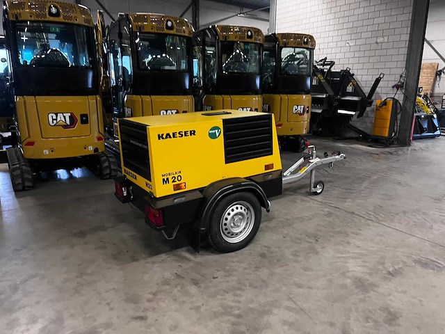 2024 kaeser m20 pe mobiele bouwcompressor 7 bar - afbeelding 7 van  9