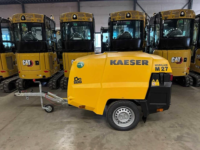 2024 kaeser m27 pe mobiele bouwcompressor 14 bar - afbeelding 5 van  12