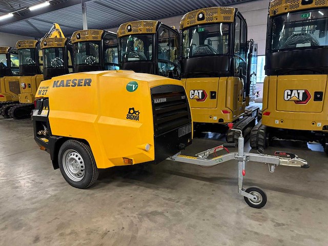 2024 kaeser m27 pe mobiele bouwcompressor 14 bar - afbeelding 6 van  12