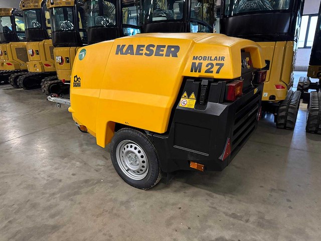 2024 kaeser m27 pe mobiele bouwcompressor 14 bar - afbeelding 8 van  12
