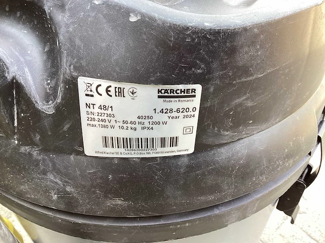 2024 kärcher professional nt 81/1 industriële stofzuiger - afbeelding 7 van  8