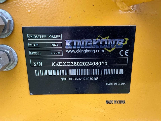 2024 king kong xg 360 schranklader - afbeelding 14 van  22